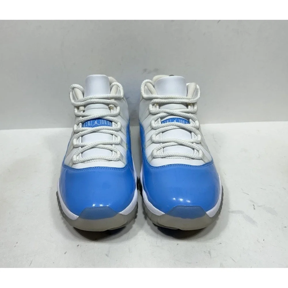 Jordan 11 Retro Low UNC White University Blue 528895-106 Sneaker Mens Sz 9 2017